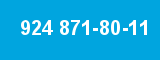 924 871-80-11